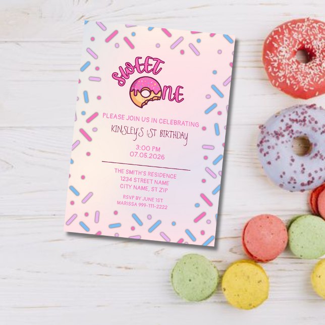 Sweet One 1. Geburtstag Einladung (Von Creator hochgeladen)