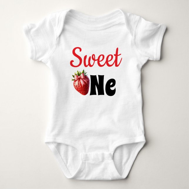Sweet one baby strampler (Vorderseite)