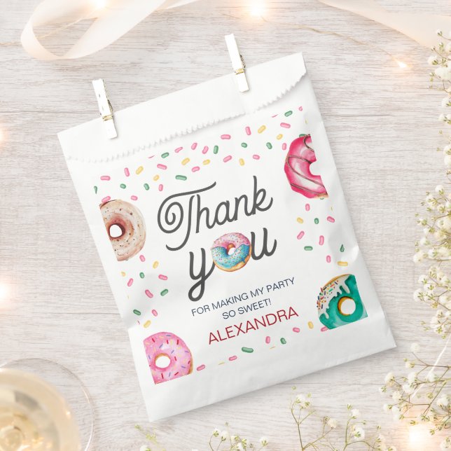 Sweet One Birthday Baby Dusche Geschenktütchen (Ausgeschnitten)