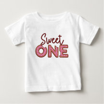 Sweet One Birthday Donut Thema T - Shirt