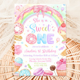 Sweet One Birthday Invitation, 1st Birthday Invite Einladung