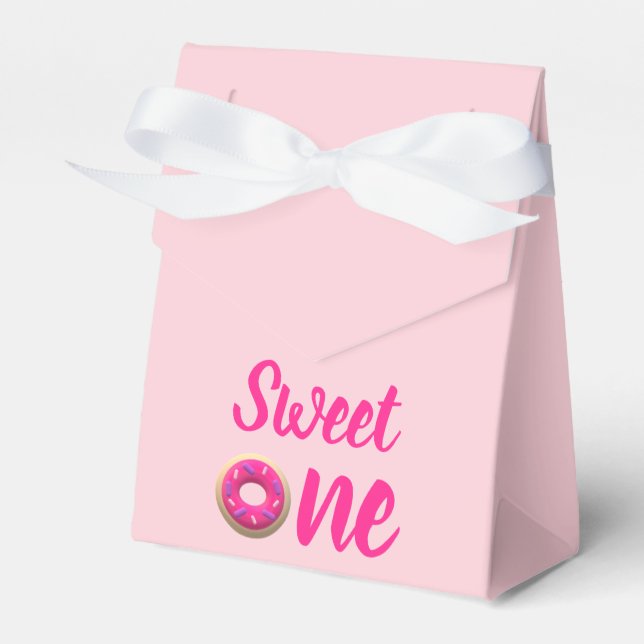 Sweet One Donut 1. Geburtstag Geschenkschachtel (Vorderseite)