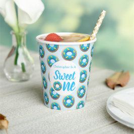 Sweet One Donut 1. Geburtstag Pappbecher