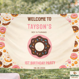 Sweet One Donut 1st Birthday Party | Cute Donut Banner