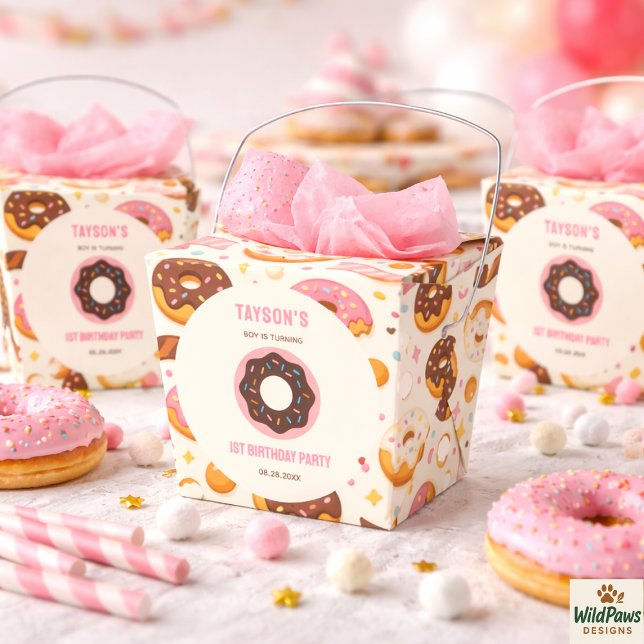 Sweet One Donut 1st Birthday Party | Cute Donut  Geschenkschachtel (Sweet One Donut 1st Birthday Party | Cute Donut Favor Boxes
)