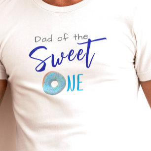 Sweet One Donut Blue Boy 1. Geburtstag Party T-Shirt