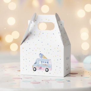 Sweet One Eis LKW zum ersten Geburtstag Geschenkschachtel