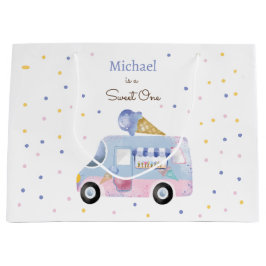 Sweet One Eis LKW zum ersten Geburtstag Große Geschenktüte