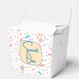 Sweet One First Birthday Party Favor Box Geschenkschachtel