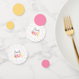 Sweet One Ice Cream First 1st Birthday Party Konfetti