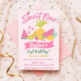 Sweet One | Obst Party Geburtstag Einladung