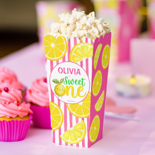 Sweet one rosa Limonade Geburtstagsparty Popcorn Geschenkschachtel