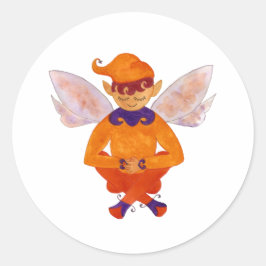 Sweet Orange Elf Sticker