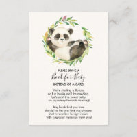 Sweet Panda Baby Showbook mit Babykarte