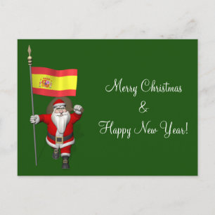 Sweet Papá Weihnachten Waving La Rojigualda