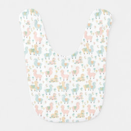 Sweet Pastel Llamas Babylätzchen