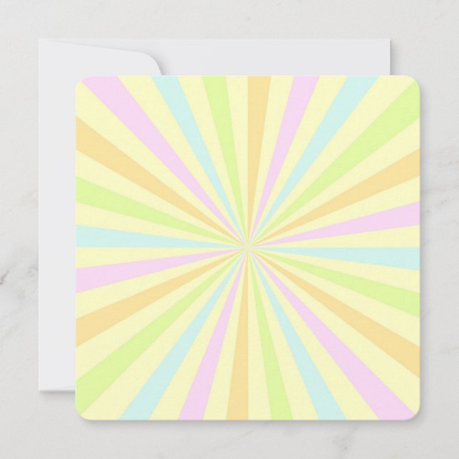 Sweet Pastels Spinning Wheels Burst (Vorderseite)