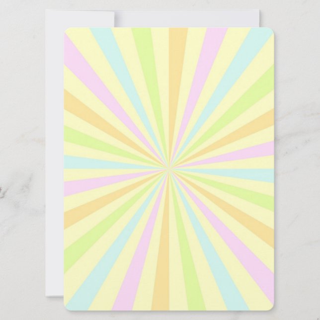 Sweet Pastels Spinning Wheels Burst (Vorderseite)