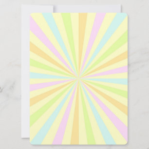 Sweet Pastels Spinning Wheels Burst