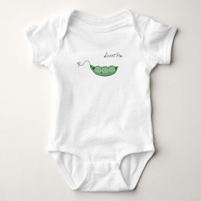 Sweet Pea Baby Bodysuit Strampler (Vorderseite)