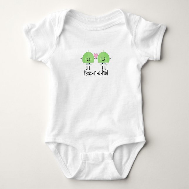 Sweet Pea Baby Twin Boys Strampler (Vorderseite)