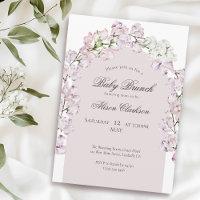 Sweet Pea Blume Baby Brunch eleganter Lavendel