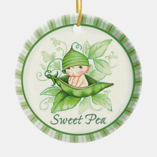 Sweet Pea Keramikornament