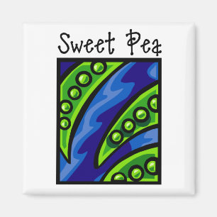 Sweet Pea Magnet