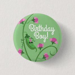 Sweet Pea Niedlich Kid's Birthday Party Button