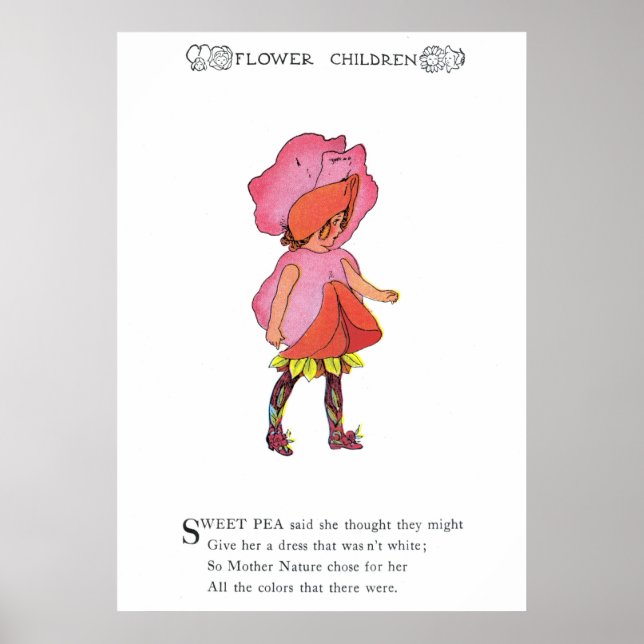 Sweet Pea Poster (Vorne)