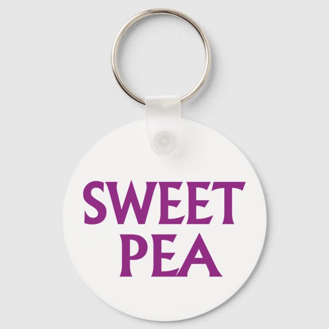 Sweet Pea Schlüsselanhänger (Vorderseite)