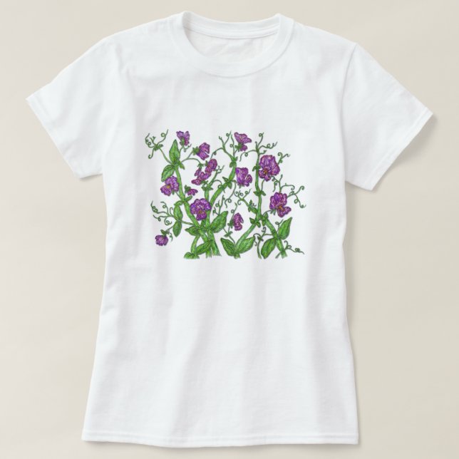 Sweet Pea T-Shirt (Design vorne)