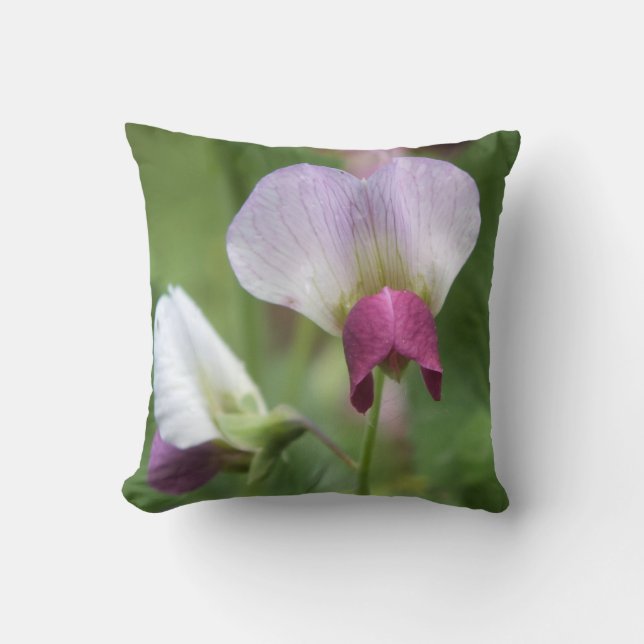 Sweet Pea Throw Kissen (Vorderseite)
