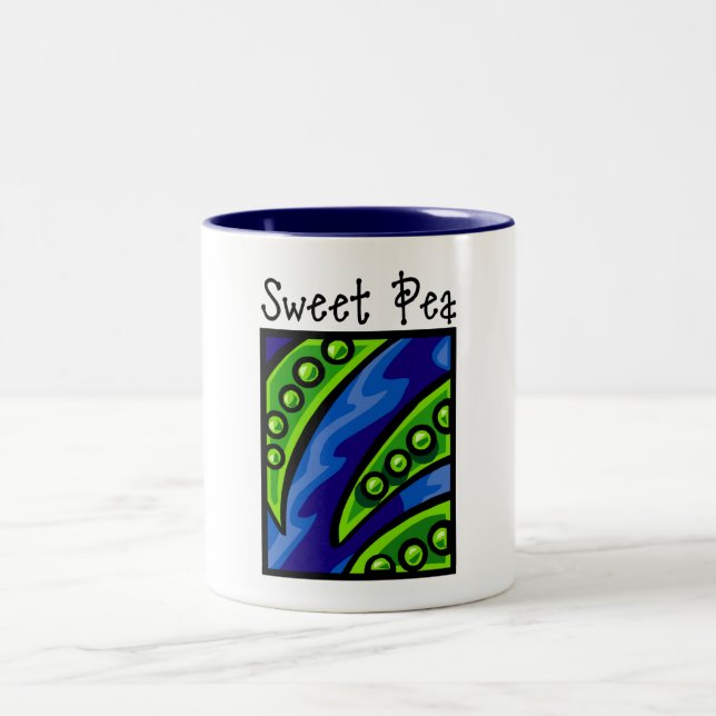 Sweet Pea Zweifarbige Tasse (Mittel)