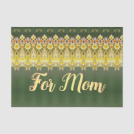 Sweet Peach and Butter Yellow Seidenpapier