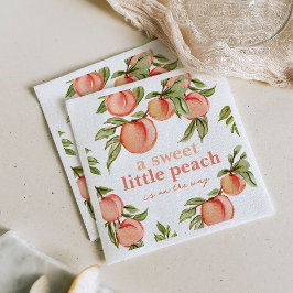 Sweet Peach Baby Dusche Napkins Serviette