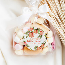 Sweet Peach Baby Dusche Rundgeschenke Geschenkarti Runder Aufkleber