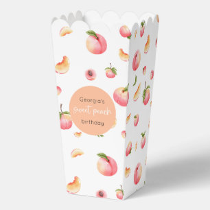 Sweet Peach Birthday Geschenkschachtel