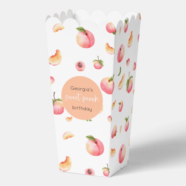 Sweet Peach Birthday Geschenkschachtel (Vorderseite)
