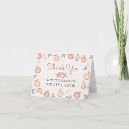 Sweet Peach Dankeschön-Karte zum Geburtstag oder B Dankeskarte