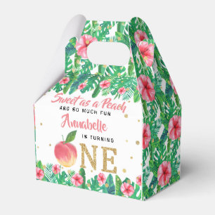 Sweet Peach Girls 1. Geburtstag Geschenkschachtel