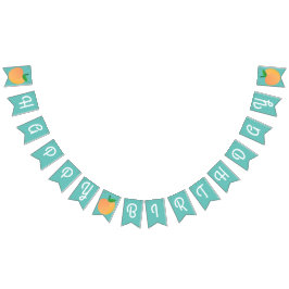 Sweet Peach Niedlich Frucht 1. Geburtstag Party Th Wimpelkette