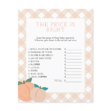 Sweet Peach | Raten Sie mal, das Preisduschspiel