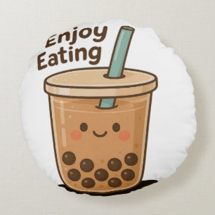 Sweet Pearl Charm Rundes Kissen