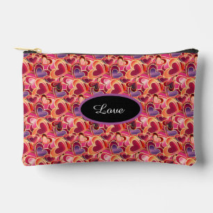 Sweet Personalisiert Popping Hearfoil Zubehörtasche