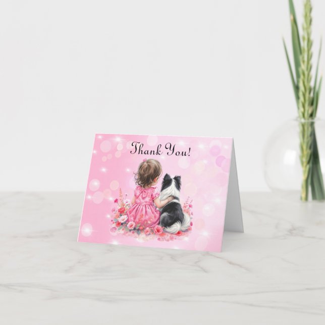 Sweet Personalized Baby Shower Thank you  Dankeskarte (Vorderseite)