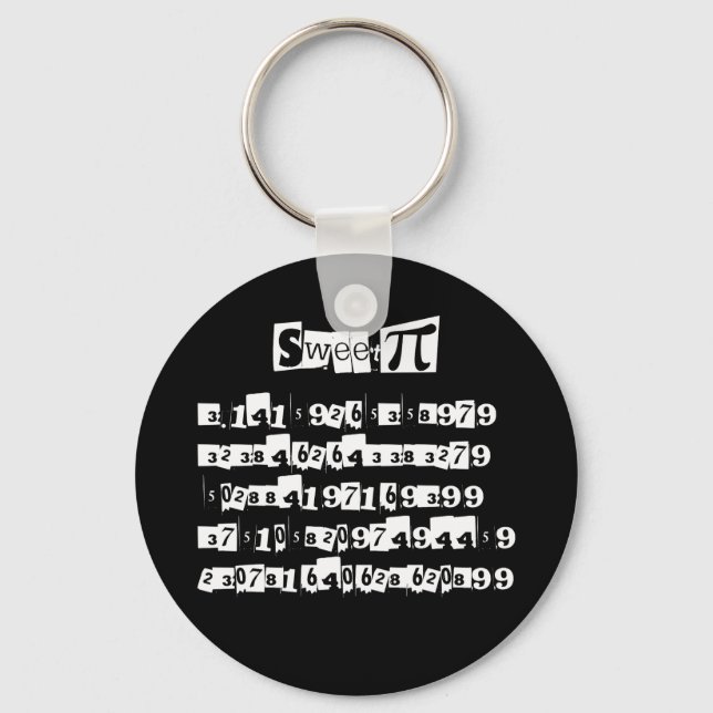 Sweet Pi Schlüsselanhänger (Vorderseite)
