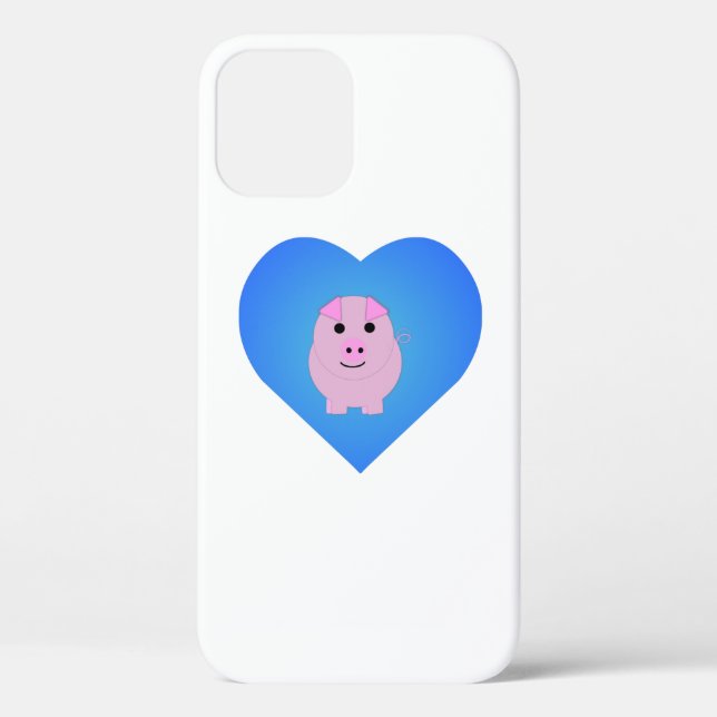 Sweet Piggy Liebe Case-Mate iPhone Hülle (Rückseite)