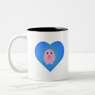 Sweet Piggy Liebe Zweifarbige Tasse