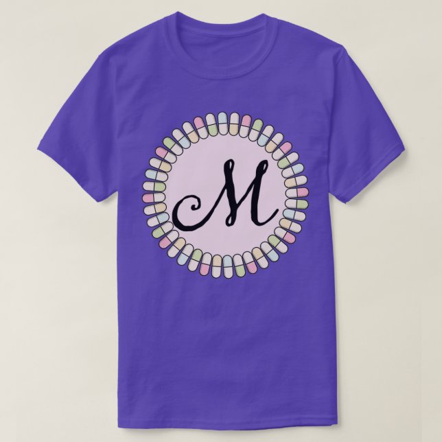 Sweet pills Initial M 1 T-Shirt (Design vorne)